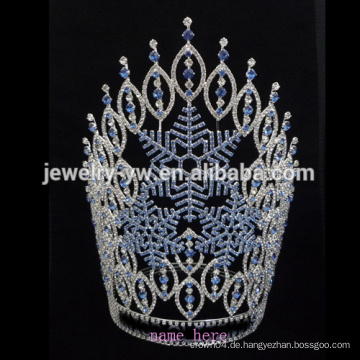 Großhandel 2015 heißer Verkauf großer Halloween-Kürbisgeist-Spinnen-Festzug benutzerdefinierte Rhinestone-Tiara-Krone